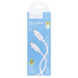 Кабель USB-C Type-C Hoco X107 (1 метр) <белый>