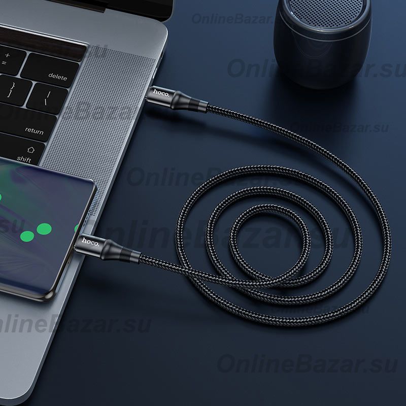 Кабель USB-C Type-C Hoco X50 (2 метра) <черный> ― Spb.OnlineBazar.su