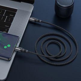 Кабель USB-C Type-C Hoco X50 (2 метра) <черный>