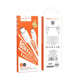 Кабель USB-C Type-C Hoco X88 <белый>