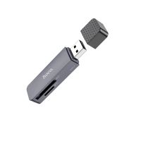 Карт-ридер Hoco HB45 (USB 3.0/карты TF, SD) <серый> ― Spb.OnlineBazar.su
