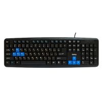 Клавиатура проводная Dialog Multimedia KM-025U (USB) <черно-синий> ― Spb.OnlineBazar.su