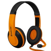 Компьютерная гарнитура Defender G-120 Warhead <черно-оранжевый> ― Spb.OnlineBazar.su