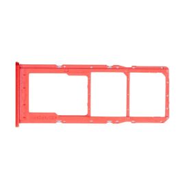 Лоток Sim-карты для Samsung SM-A305F (Galaxy A30) и карты памяти <красный>