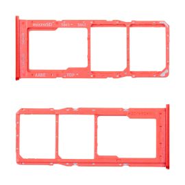 Лоток Sim-карты для Samsung SM-A305F (Galaxy A30) и карты памяти <красный>