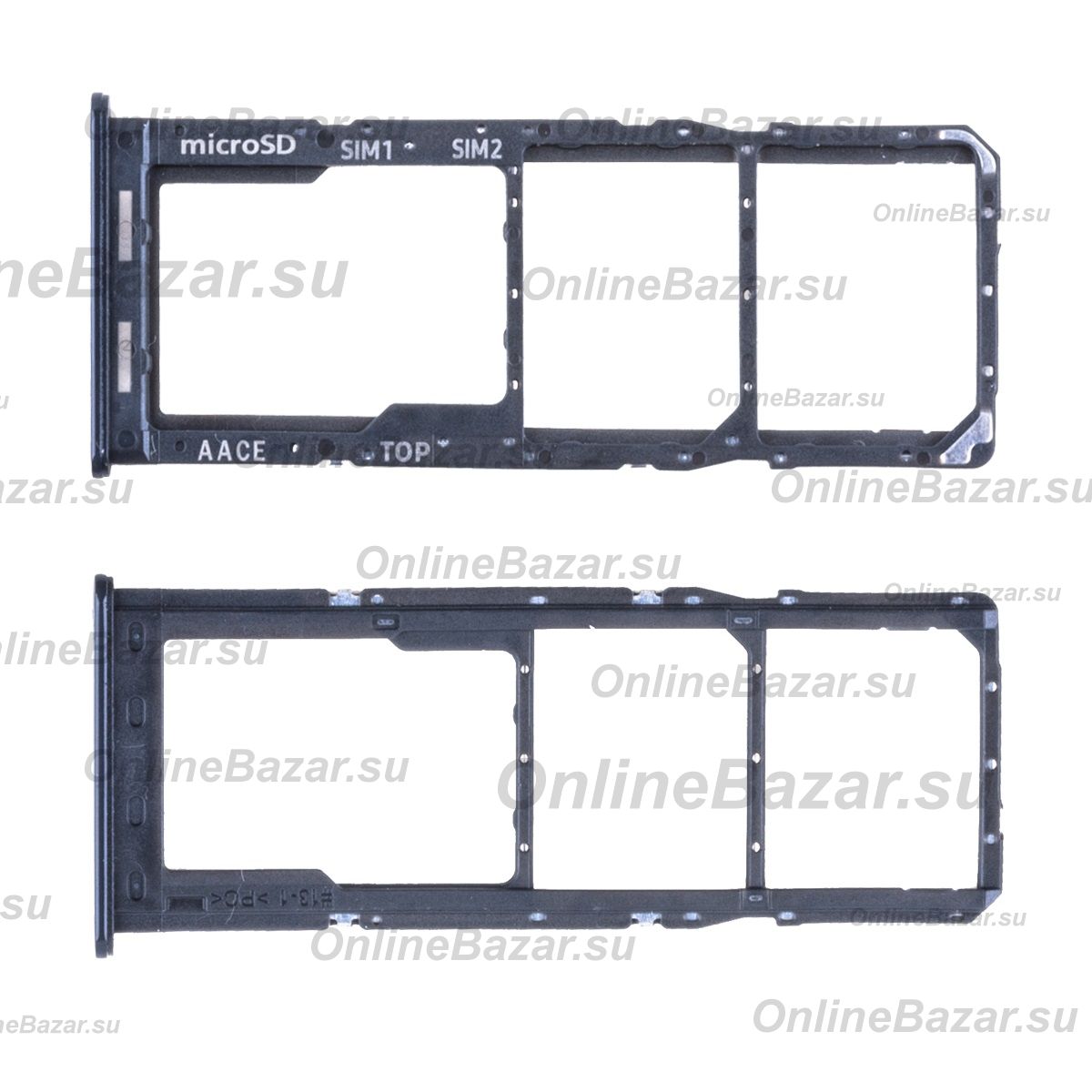 Лоток sim-карты для Samsung SM-A137F (Galaxy A13) и карты памяти <черный> ― Spb.OnlineBazar.su