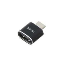 Переходник OTG (USB Host - Type-C) Hoco UA5 <черный>