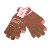 Перчатки для ёмкостных тачскринов (размер S) №3 <коричневый> ― Spb.OnlineBazar.su