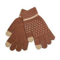 Перчатки для ёмкостных тачскринов (размер S) №4 <коричневый> ― Spb.OnlineBazar.su