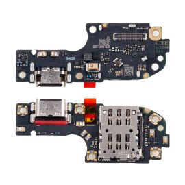 Плата нижняя для Huawei Nova 12i на системный разъем, разъем Sim-карты и микрофон (оригинал)