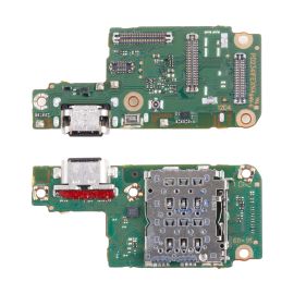 Плата нижняя для Vivo V40 Lite (V2424) на системный разъем, разъем Sim-карты и микрофон (оригинал)