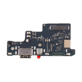 Плата нижняя для Xiaomi Redmi Note 14 на системный разъем, разъем Sim-карты и микрофон (оригинал)