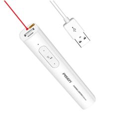 Пульты для презентаций (презентер) Pisen TS-D192 (с внешним аккумулятором 2500mAh) <белый>