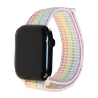Ремешки для Apple Watch 42/44/45/49 mm спортивный на липучке <радуга> ― Spb.OnlineBazar.su