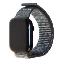 Ремешки для Apple Watch 42/44/45/49 mm спортивный на липучке <серый> ― Spb.OnlineBazar.su