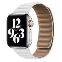 Ремешок для Apple Watch 42/44/45/49 mm силиконовый на магните №2 <белый> ― Spb.OnlineBazar.su