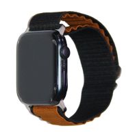 Ремешок для Apple Watch 38/40/41 mm Alpine Loop текстиль <черно-коричневый> ― Spb.OnlineBazar.su