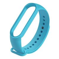 Ремешок для Xiaomi Mi Band 5 силиконовый <голубой> ― Spb.OnlineBazar.su