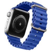 Ремешки для Apple Watch Ultra (49 mm) Ocean Band силиконовый <синий> ― Spb.OnlineBazar.su