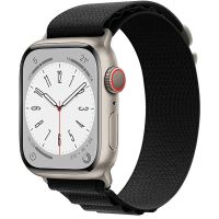 Ремешок для Apple Watch 42/44/45/49 mm Alpine Loop текстиль <черный> ― Spb.OnlineBazar.su