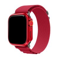 Ремешок для Apple Watch 42/44/45/49 mm Alpine Loop текстиль <красный> ― Spb.OnlineBazar.su