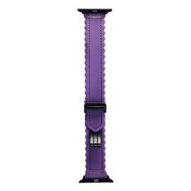 Ремешок для Apple Watch 42/44/45/49 mm Lace силиконовый <пурпурный>