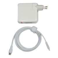 Сетевое зарядное устройство для ноутбука Apple (20.3V/3A/61W/USB-C) (A1718) + кабель USB-C/USB-C <белый> ― Spb.OnlineBazar.su
