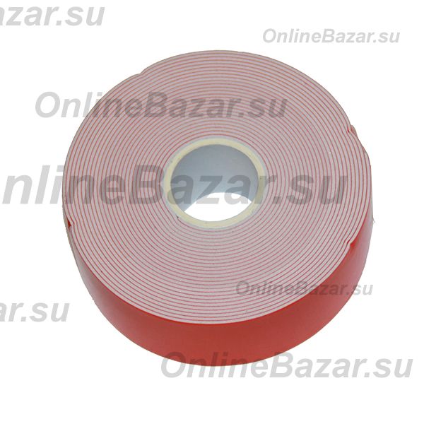 Скотч двусторонний вспененный (1мм*30мм*5м) ― Spb.OnlineBazar.su