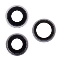 Стекло камеры для Apple iPhone 15 Pro Max (комплект 3 шт.) <белый> ― Spb.OnlineBazar.su