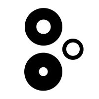 Стекло камеры для Xiaomi Redmi Note 14 (комплект 3 шт.) <черный> ― Spb.OnlineBazar.su