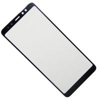 Стекло для Samsung SM-A730F (Galaxy A8 Plus) <черный> (премиум) ― Spb.OnlineBazar.su