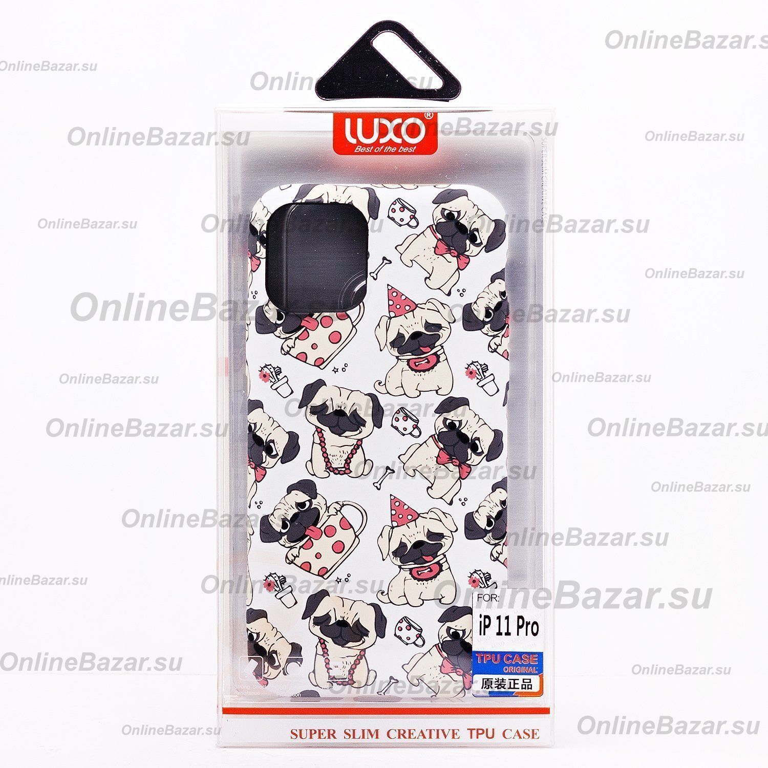 Чехол для Apple iPhone 11 Pro Luxo силиконовый (рис.047) ― Spb.OnlineBazar.su