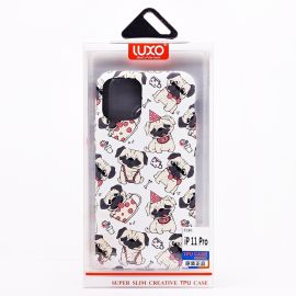 Чехол для Apple iPhone 11 Pro Luxo силиконовый (рис.047)
