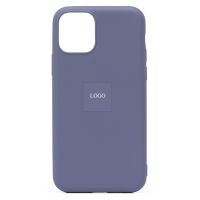 Чехол для Apple iPhone 11 Pro Max силиконовый Soft Touch 2 <серый> (премиум) ― Spb.OnlineBazar.su