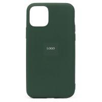Чехол для Apple iPhone 11 Pro Max силиконовый Soft Touch 2 <темно-зеленый> (премиум) ― Spb.OnlineBazar.su