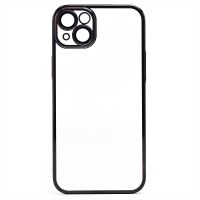 Чехол для Apple iPhone 14 Plus пластиковый с закрытой камерой <черный> ― Spb.OnlineBazar.su