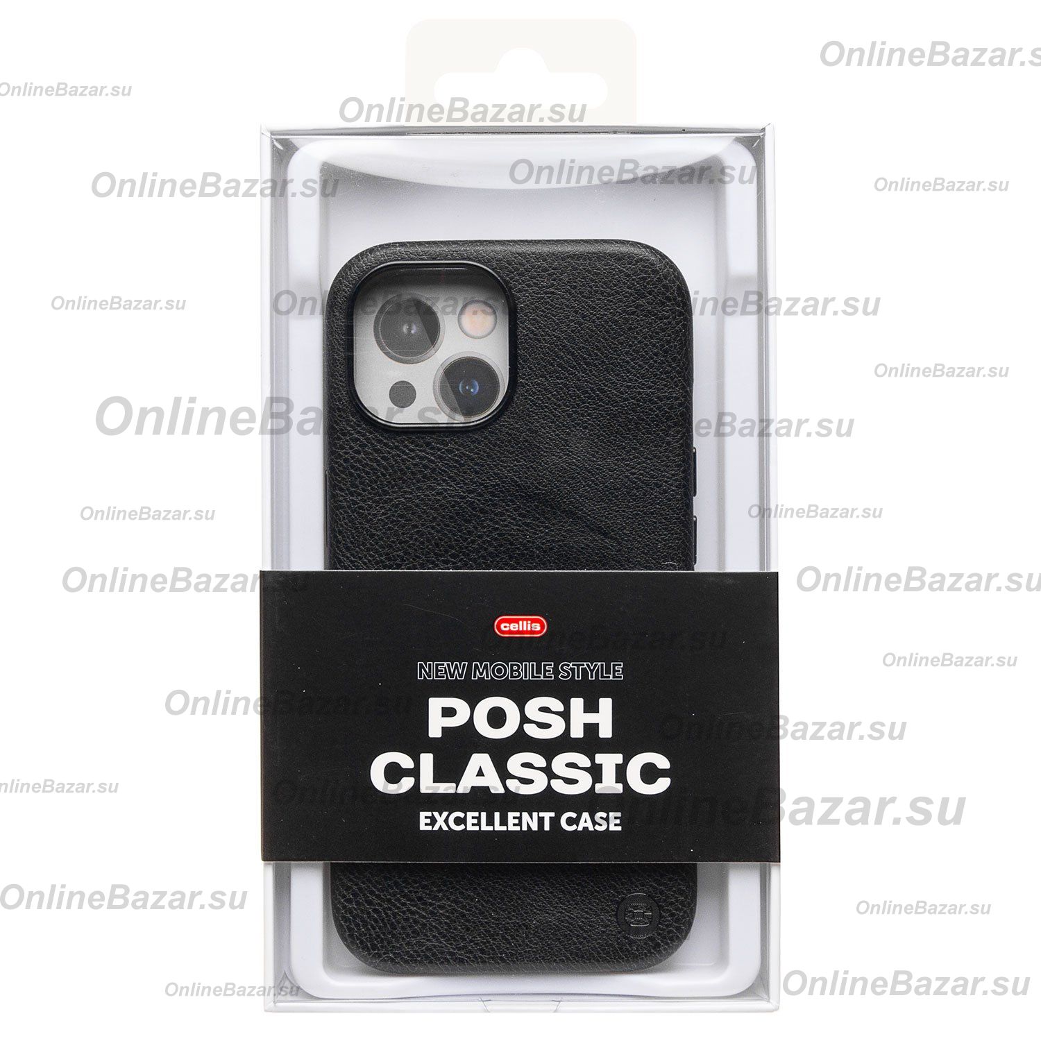 Чехол для Apple iPhone 15 натуральная кожа MagSafe <черный> ― Spb.OnlineBazar.su
