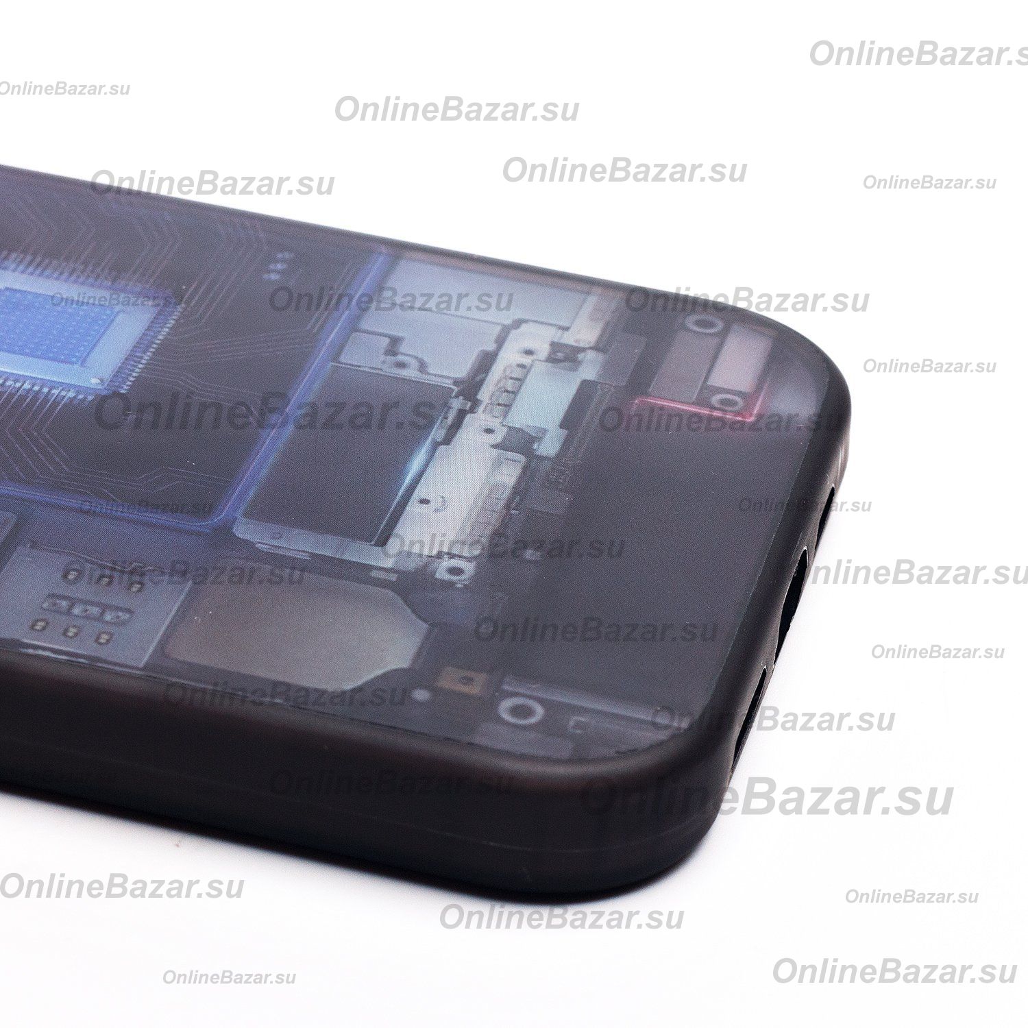 Чехол для Apple iPhone 15 пластиковый (рис. 088) <фиолетовый> ― Spb.OnlineBazar.su