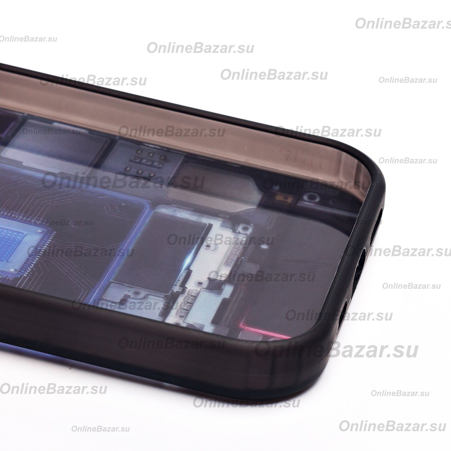 Чехол для Apple iPhone 15 пластиковый (рис. 088) <фиолетовый> ― Spb.OnlineBazar.su