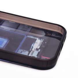 Чехол для Apple iPhone 15 пластиковый (рис. 088) <фиолетовый>