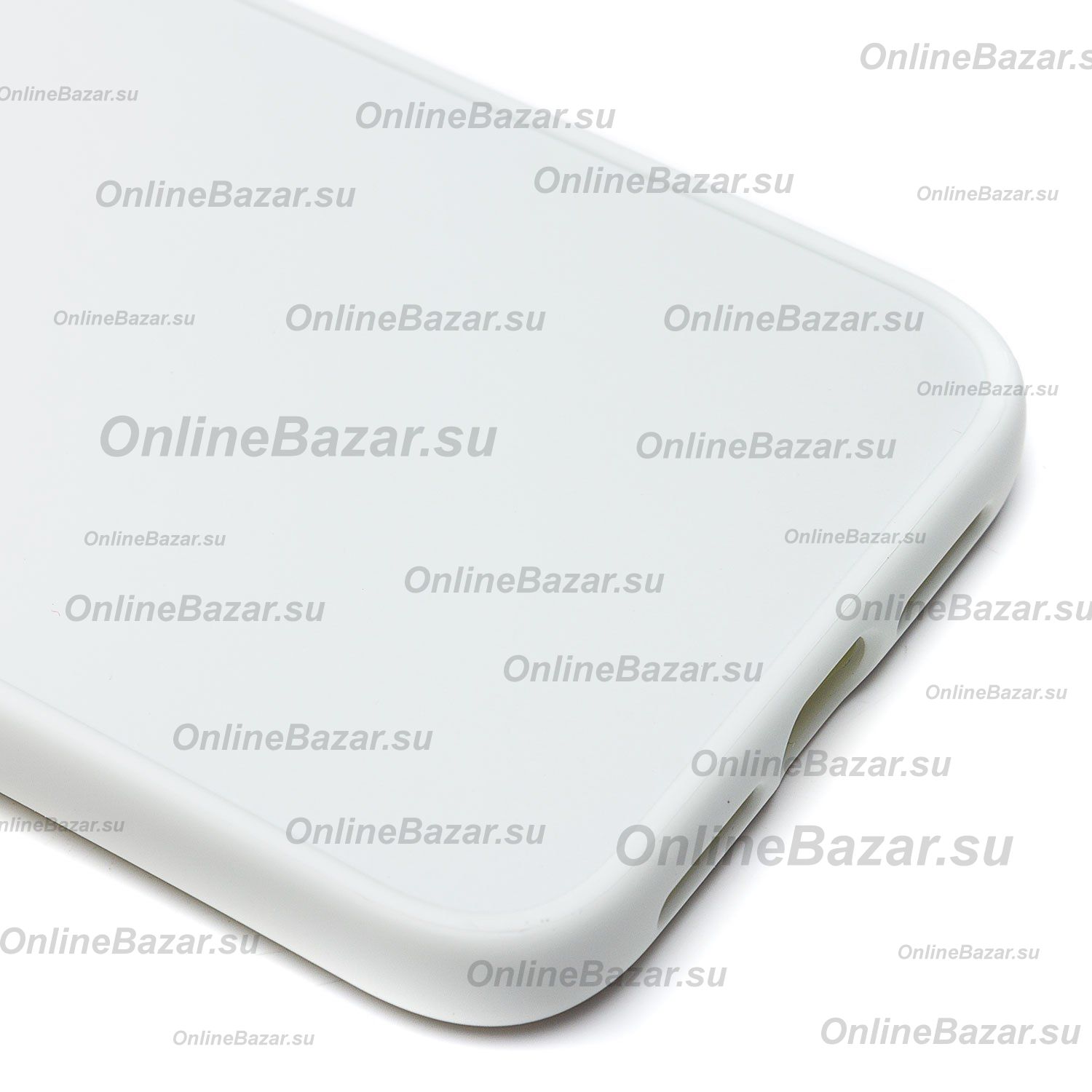 Чехол для Apple iPhone 15 Plus силиконовый матовый №6 <белый> ― Spb.OnlineBazar.su