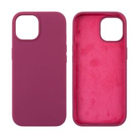 Чехол для Apple iPhone 15 PromiseMobile силиконовый Soft Touch <бордовый>