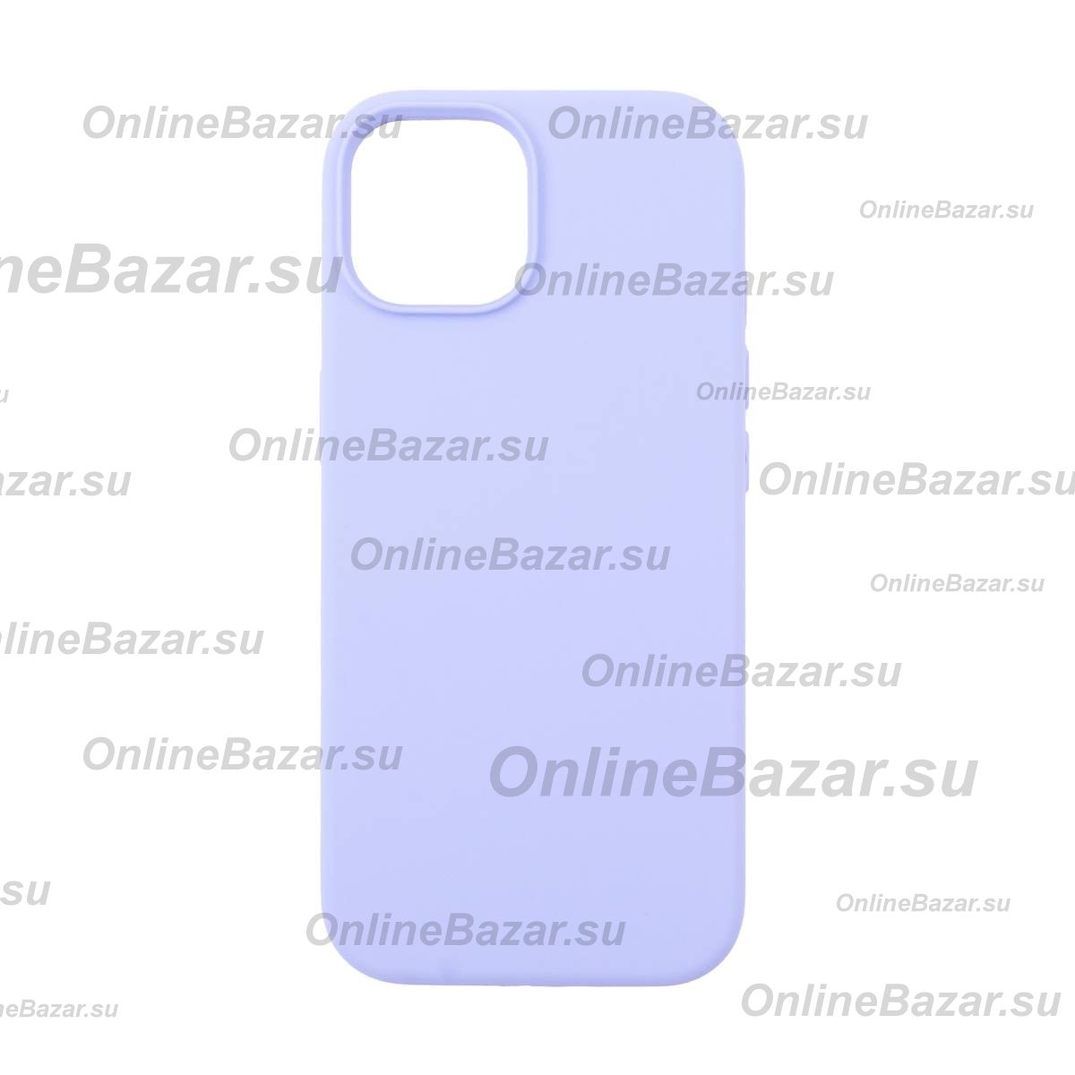 Чехол для Apple iPhone 15 PromiseMobile силиконовый Soft Touch <сиреневый> ― Spb.OnlineBazar.su