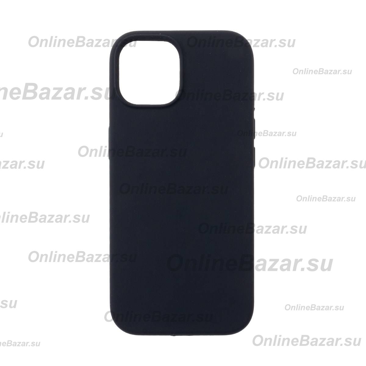Чехол для Apple iPhone 15 PromiseMobile силиконовый Soft Touch <черный> ― Spb.OnlineBazar.su