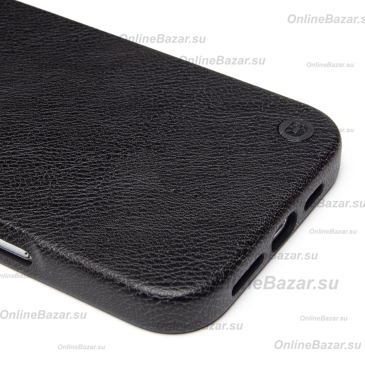 Чехол для Apple iPhone 16 Pro Max натуральная кожа MagSafe <черный> ― Spb.OnlineBazar.su