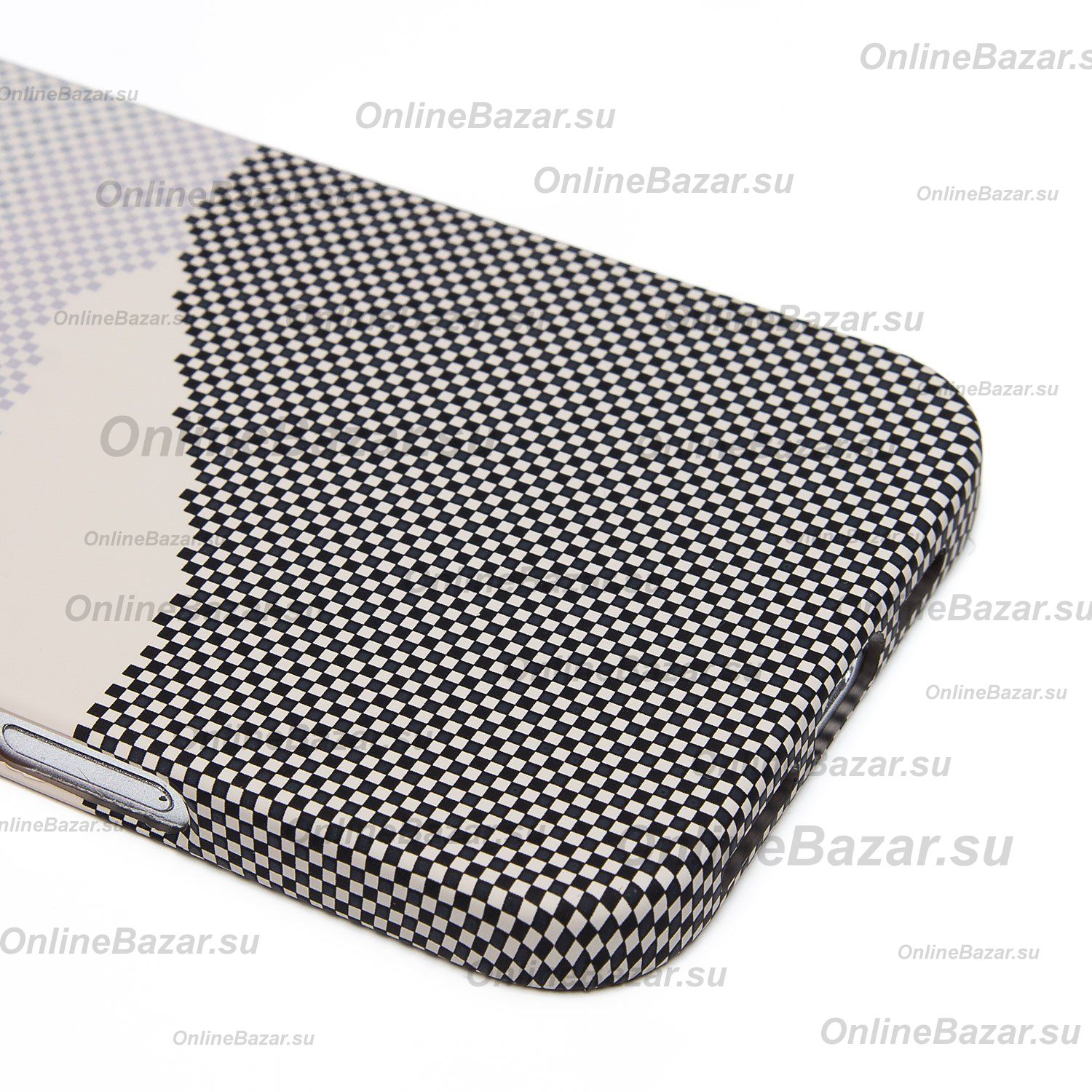 Чехол для Apple iPhone 16 Pro Max пластиковый Luxo Carbon (рис. 125) ― Spb.OnlineBazar.su