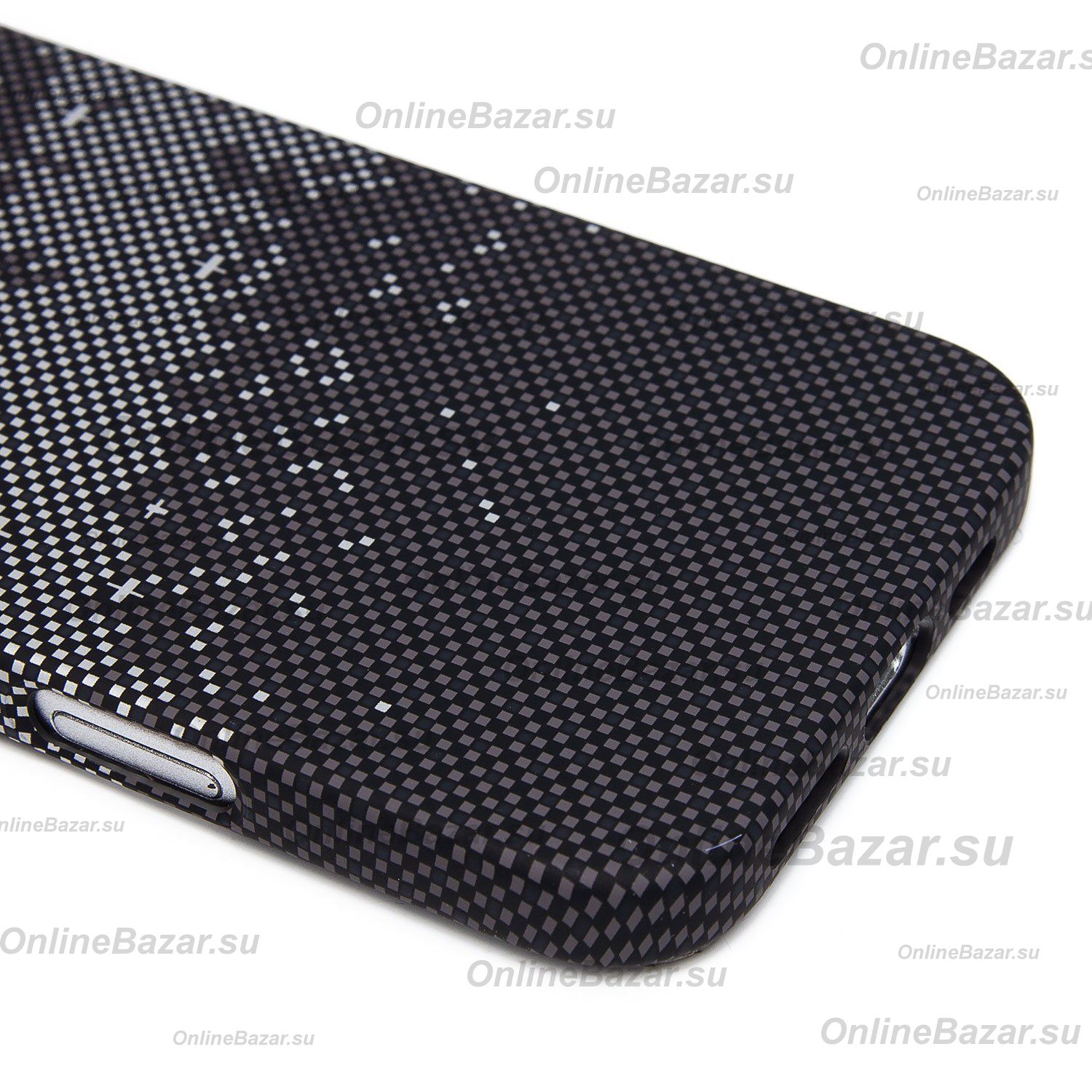 Чехол для Apple iPhone 16 Pro Max пластиковый Luxo Carbon (рис. 136) ― Spb.OnlineBazar.su