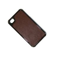 Чехол для Apple iPhone 4s пластиковый ромбики <коричневый> ― Spb.OnlineBazar.su