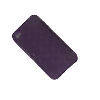 Чехол для Apple iPhone 4 силиконовый серия круги <фиолетовый> ― Spb.OnlineBazar.su