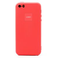 Чехол для Apple iPhone 5s силиконовый Soft Touch 2 <кораловый> (премиум) ― Spb.OnlineBazar.su